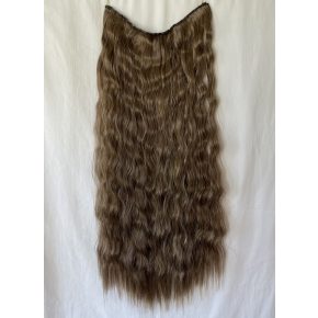 Hamvasszőke 5 csatos 60cm hosszú szintetikus póthaj 90g