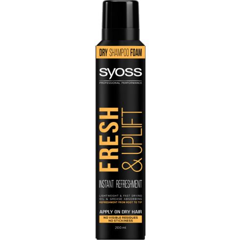 Syoss Fresh & Uplift szárazsampon hab 200ml