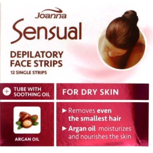 Joanna szőrtelenítő szalag arcra száraz bőrre argán olajjal 12db