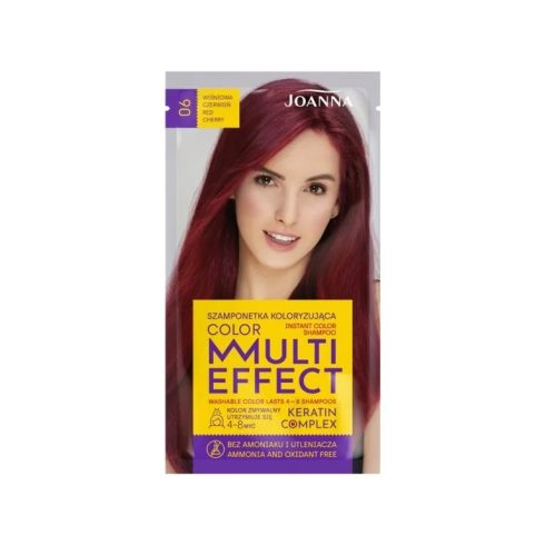 Joanna Multi Effect kimosható hajszínező 06 CSERESZNYE VÖRÖS 35g