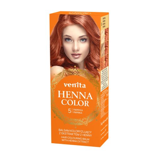 Venita Henna Color hajszínező balzsam 5 paprika vörös 75ml