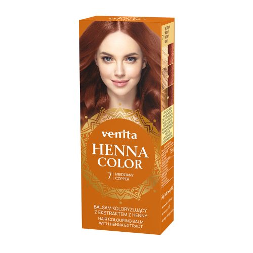 Venita Henna Color hajszínező balzsam 7 Rézvörös 75ml