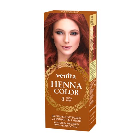 Venita Henna Color hajszínező balzsam 8 Rubinvörös 75ml