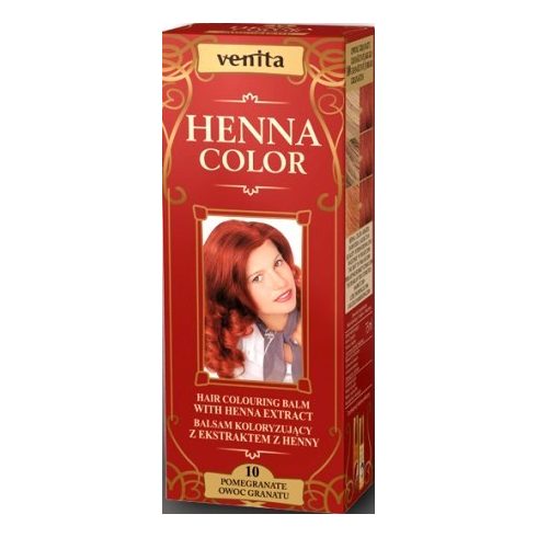 Venita Henna Color hajszínező balzsam 10 Gránát vörös 75ml