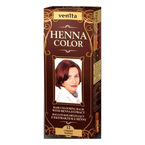 Venita Henna Color hajszínező balzsam 12 Meggyvörös 75ml