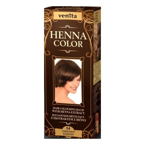 Venita Henna Color hajszínező balzsam 14 Gesztenye 75ml