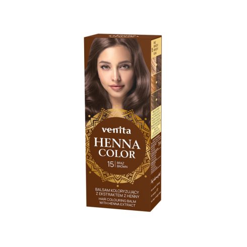 Venita Henna Color hajszínező balzsam 15 Barna 75ml