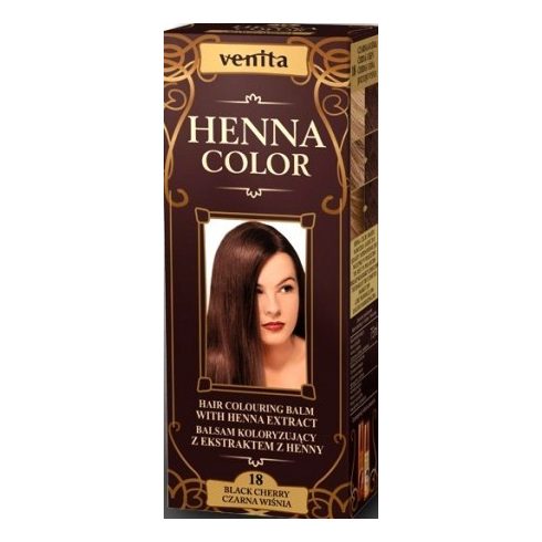 Venita Henna Color hajszínező balzsam 18 Fekete meggy 75ml