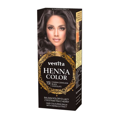 Venita Henna Color hajszínező balzsam 19 Fekete csokoládé 75ml