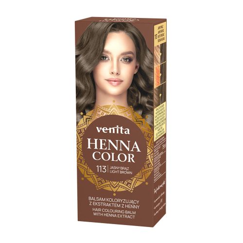 Venita Henna Color hajszínező balzsam 113 világos barna 75ml