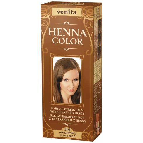 Venita Henna Color hajszínező balzsam 114 aranybarna 75ml