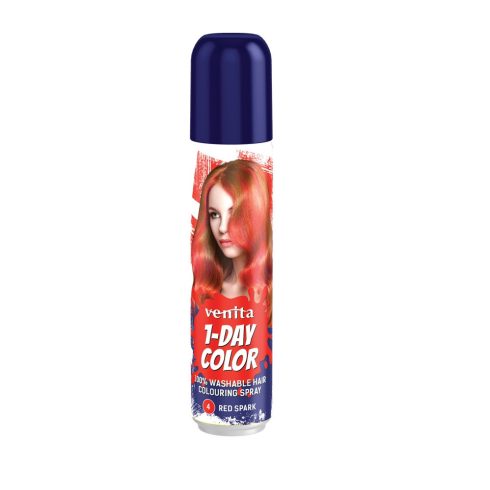 Venita 1-Day Color hajszínező spray piros (red spark) 50ml