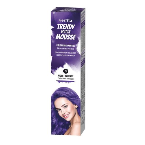 Venita Trendy Color Mousse ammóniamentes hajszínező hab lila (40) 75ml