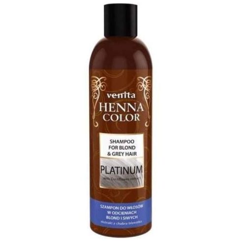 Venita Henna Color hamvasító sampon szőke és ősz hajra 250ml