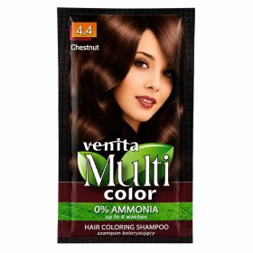   Venita Multicolor ammóniamentes hajszínező sampon 4.4 gesztenye barna 40g