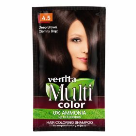   Venita Multicolor ammóniamentes hajszínező sampon 4.5 mélybarna 40g