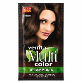   Venita Multi Color ammóniamentes hajszínező sampon  4.17 Barna 40 g