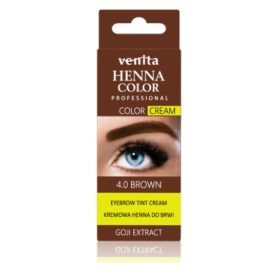   Venita Henna Color Professional Color Cream 4.0 Brown szemöldökfesték goji kivonattal 15g