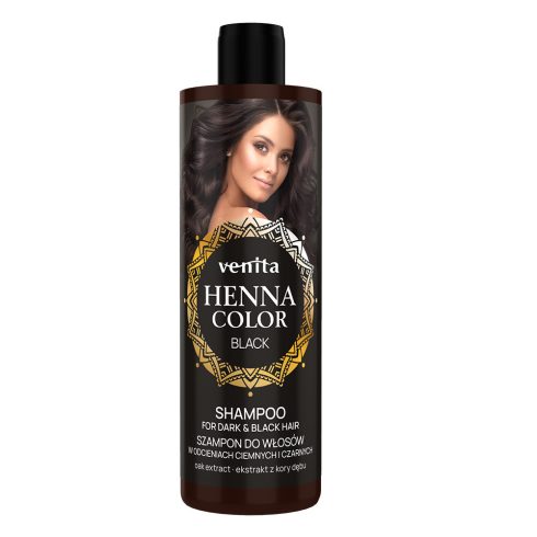 Venita Henna Color sampon fekete hajra 300ml