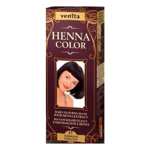 Venita Henna Color hajszínező balzsam 17 Padlizsán 75ml