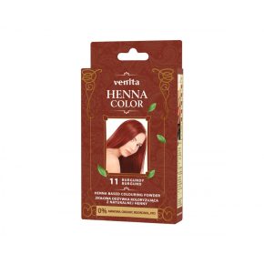 Henna alapú természetes hajszínező por 11 burgundi 25g
