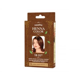 Henna alapú természetes hajszínező por 15 Barna 25g