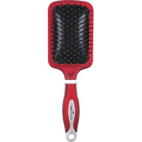 Bordó színű hajkefe-bontókefe műanyag fogakkal (63176)