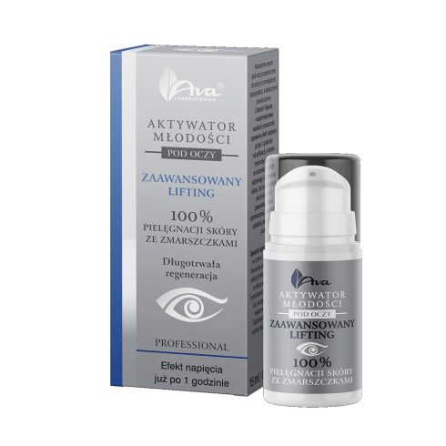 AVA fiatalság aktivátor szemkörnyékápoló - 100% lifting és bőrfeszesítés 15ml