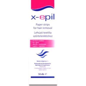X-epil szőrtelenítő textilcsík gyantázáshoz 50db