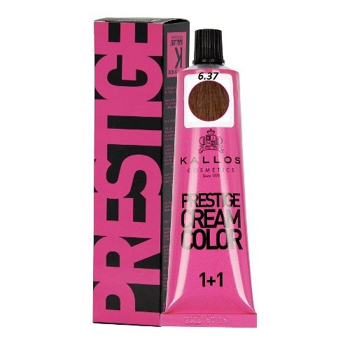 Kallos Prestige Color krémhajfesték 6.37 sötét dohány szőke 60ml
