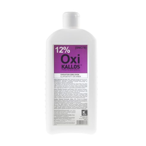 Kallos 12% illatosított oxi krém 1000ml