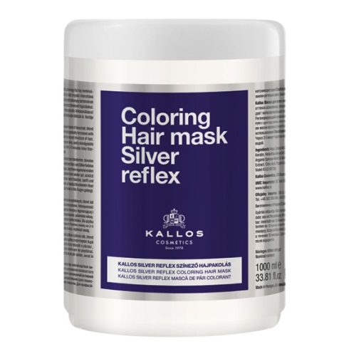 Kallos Silver Reflex színező és hamvasító hajpakolás 1000ml