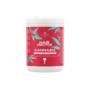   Kallos Hair Pro-tox Cannabis hajpakoló krém Kendermagolajjal 1000ml