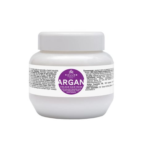 Kallos színvédő Argán olajos hajpakolás 275ml