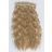   Természetes szőke hullámos 5 csatos 60cm hosszú szintetikus póthaj 100g