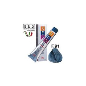 BES HI-FI hajfesték F91 ciánkék 100ml