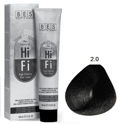 BES HI-FI hajfesték 2.0 barna 100ml