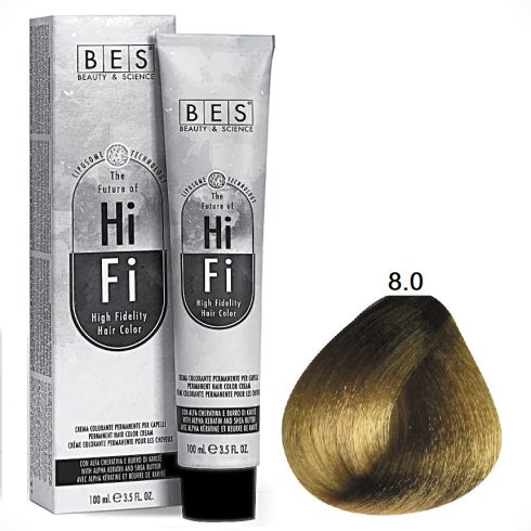 BES HI-FI hajfesték 8.0 világosszőke 100ml