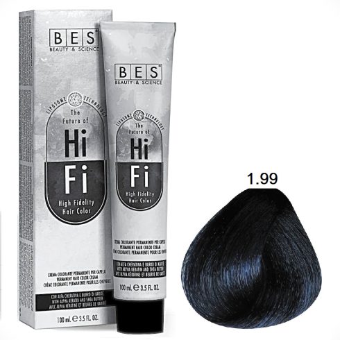 BES HI-FI hajfesték 1.99 kobaltfekete 100ml