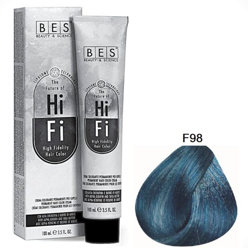 BES HI-FI hajfesték F98 blue beige 100ml
