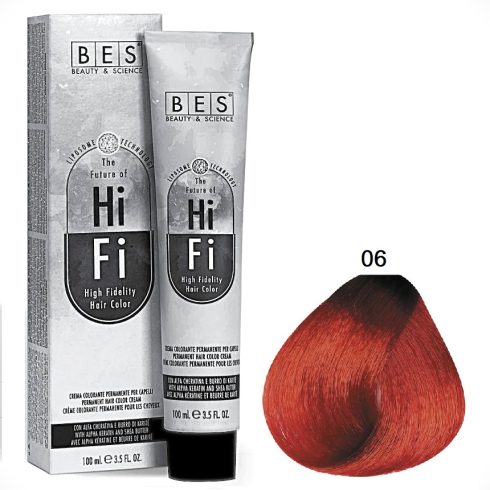 BES HI-FI hajfesték 06 mixton vörös 100ml