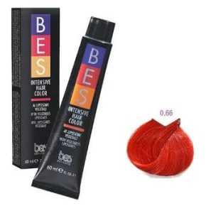 BES Intensive 0.66 RED ammóniamentes hajszínező 60ml