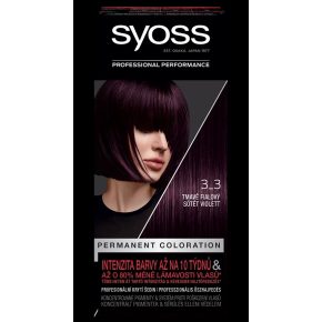 Syoss tartós krémhajfesték 3_3 sötét violett