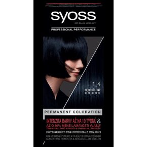 Syoss tartós krémhajfesték 1_4 kékesfekete