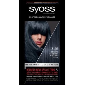 Syoss tartós krémhajfesték 3_51 ezüstös szén