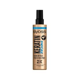 Syoss Volumennövelő és Hővédő spray Keratinnal 200ml