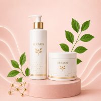Keratin tartalmú termékek