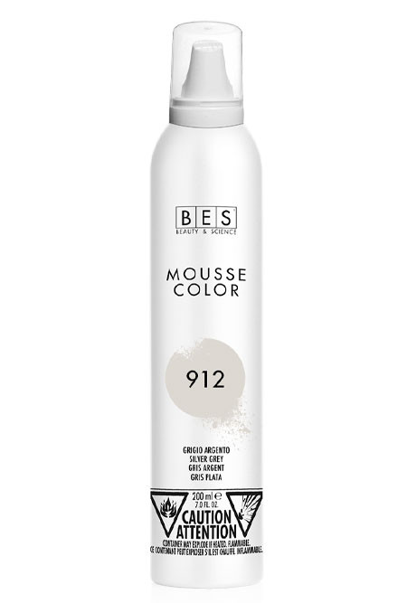 BES Mousse Color 912 (ezüstszürke) színezőhab 200ml